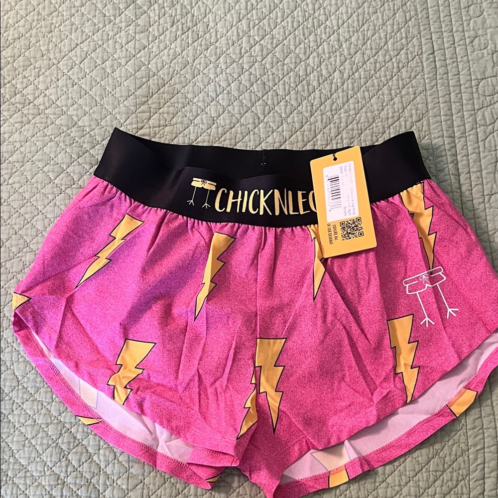 Women's Pink Lightning Shorts
